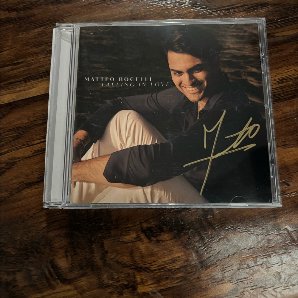 Signed Matteo Bocelli 'Falling in Love' CD